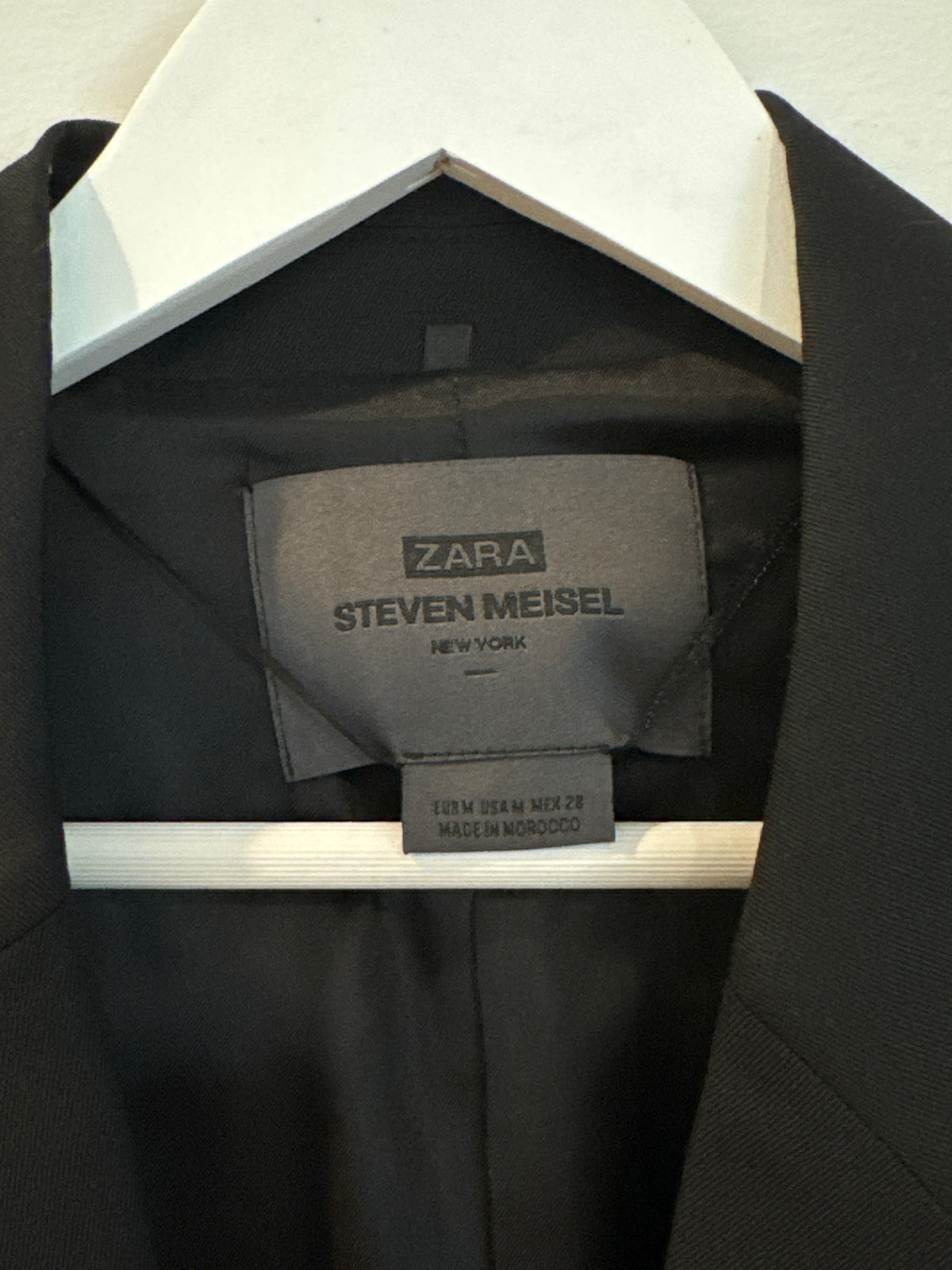 Zara x Steven Meisel Black Blazer, Size Medium