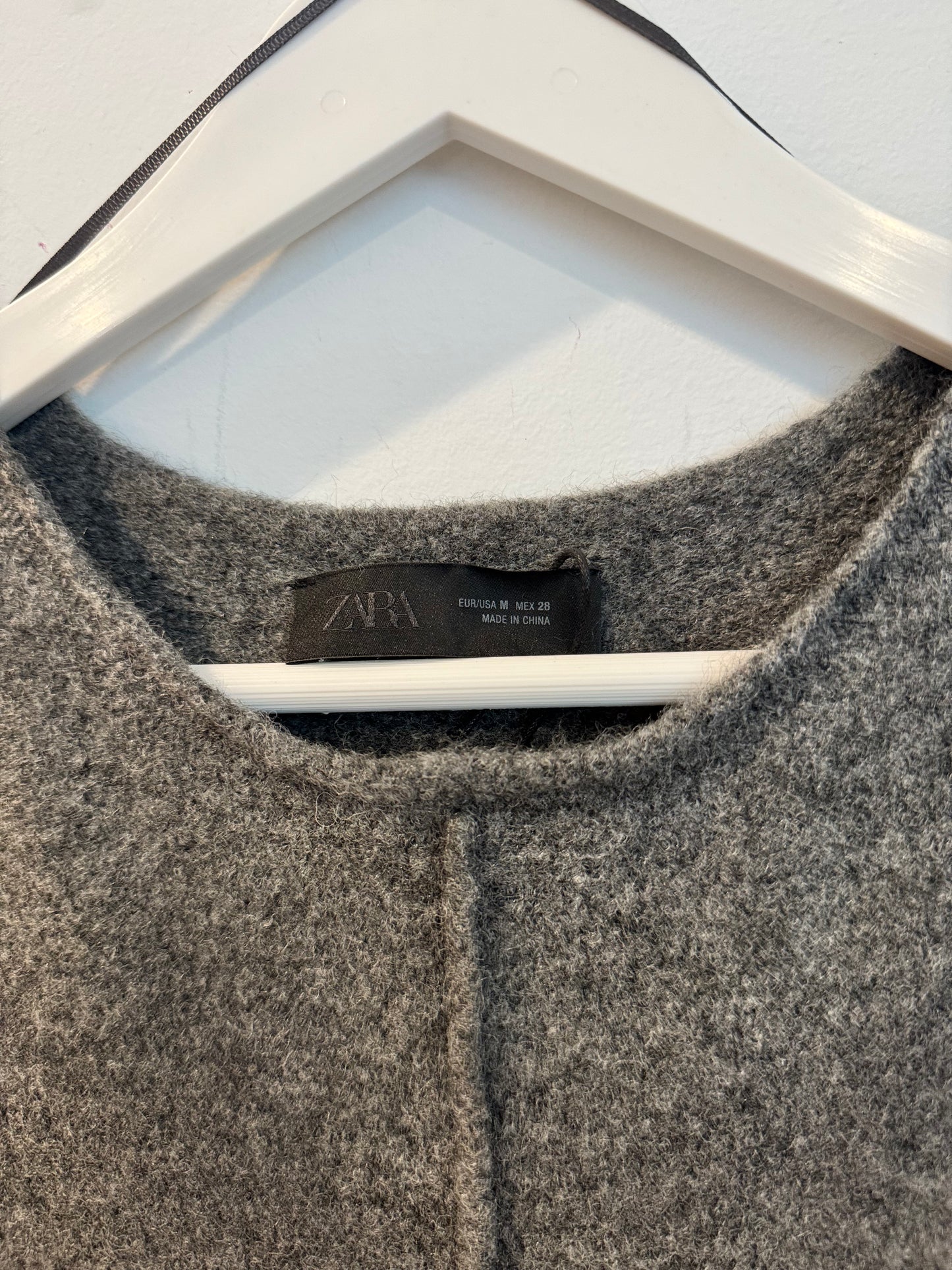 Zara Grey Dress, Size Medium