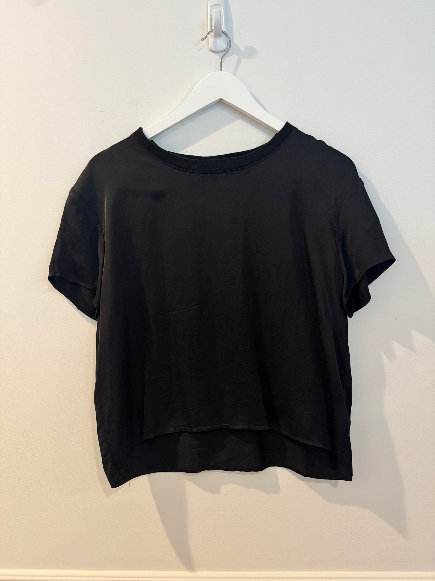 “Perfectwhitetee” Black T-shirt, Size Small