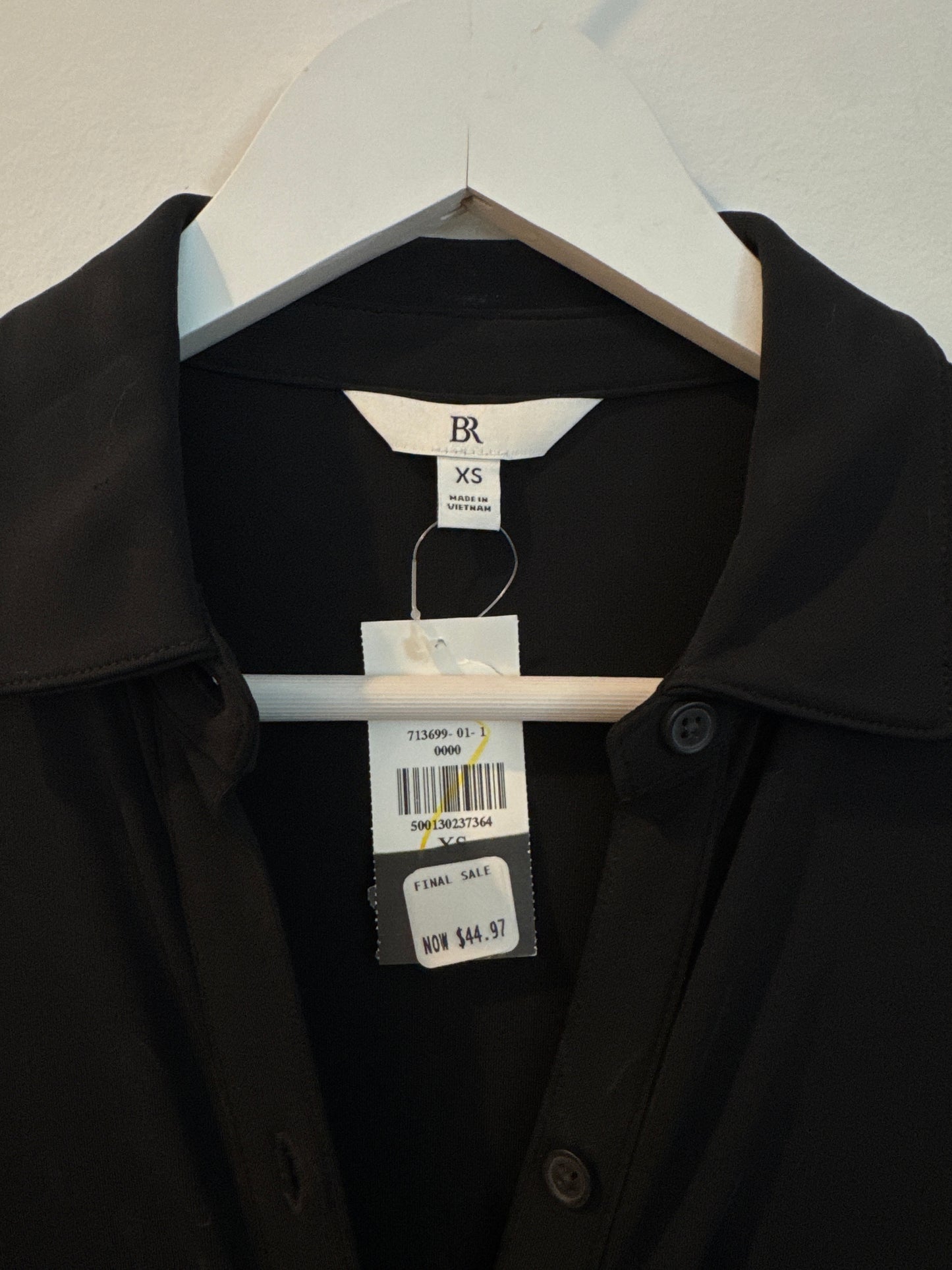 Banana Republic Long Sleeve Button-up Dress, Size XS