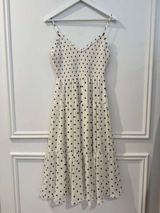 Wilfred “Tuberose Birch/Black” Dress, Size Small