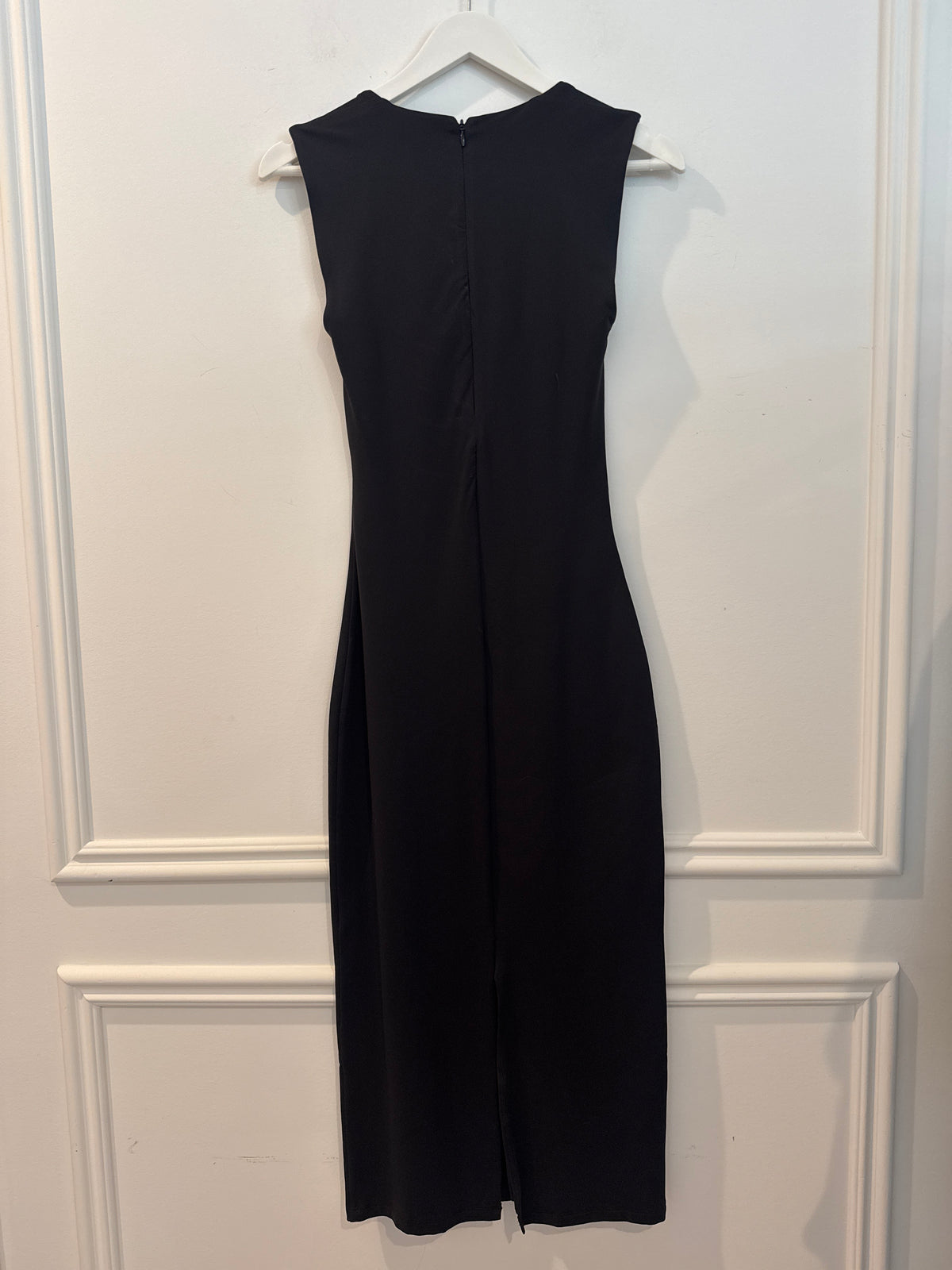 Aritzia Contour Black Midi Dress, Size Small