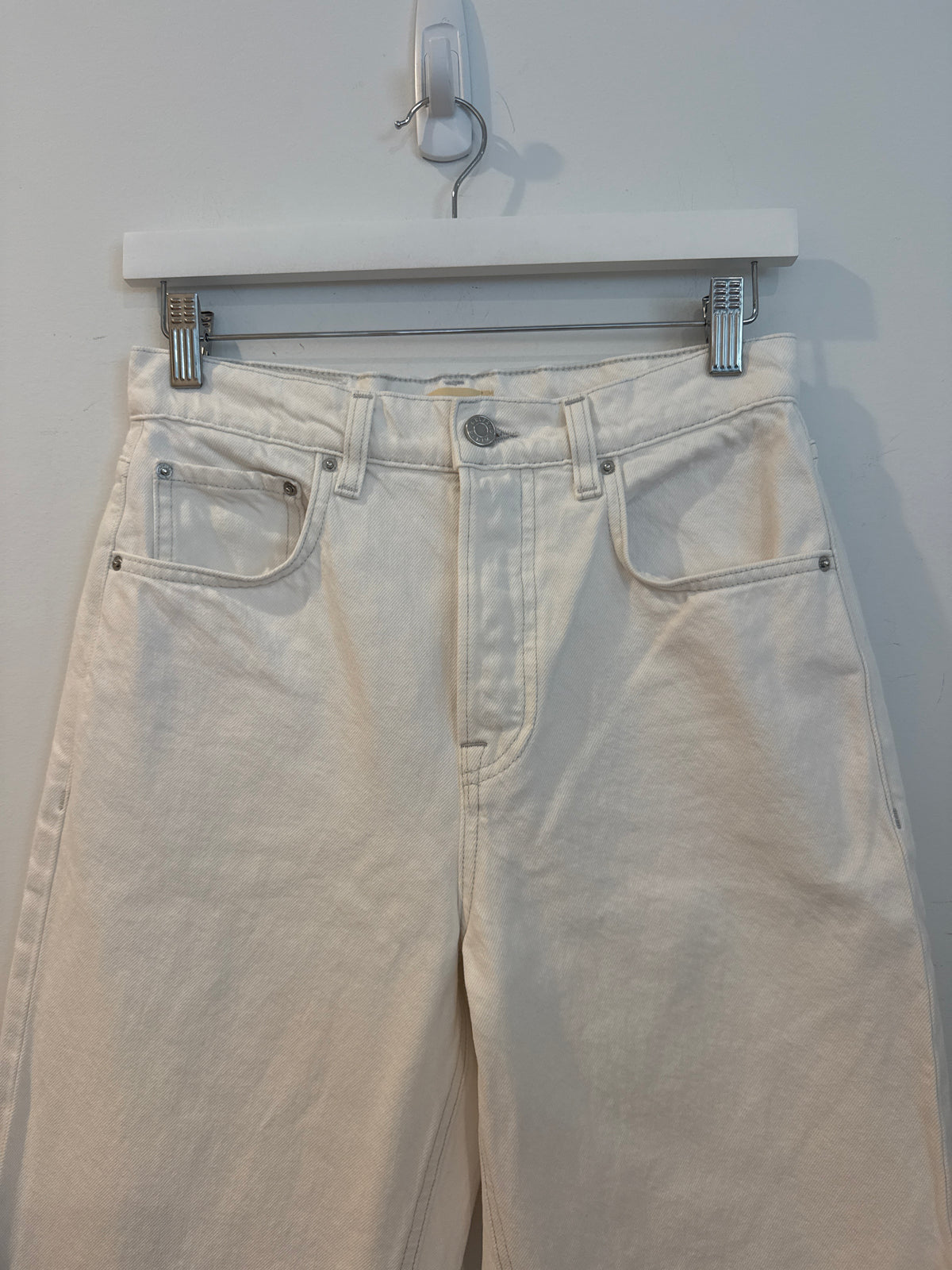 GRLFRND “The Brooklyn” High Rise Straight Jeans in “Amarillo” Size 27