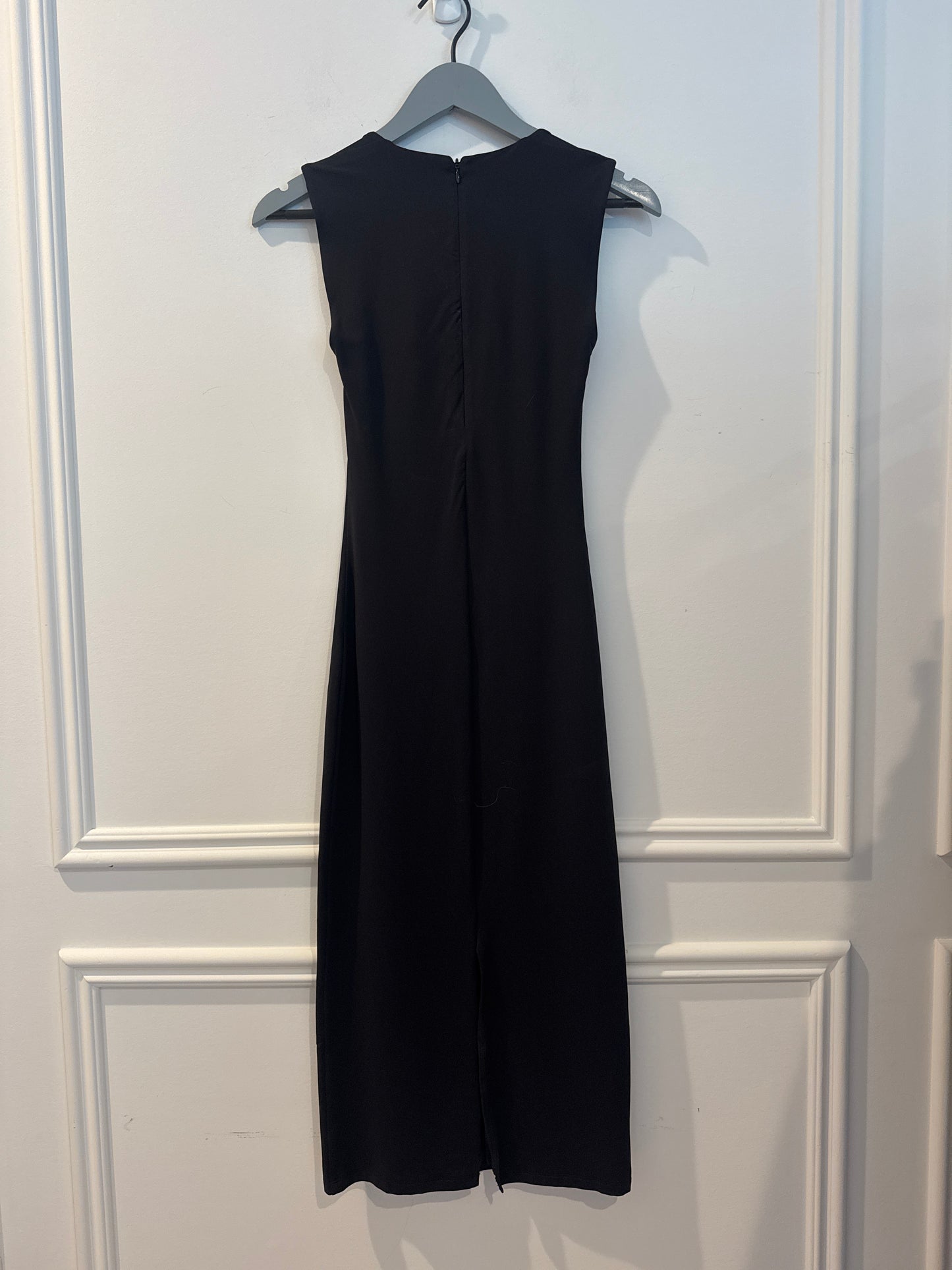 Babaton Figureknit Confidential Dress, Black, Size Small