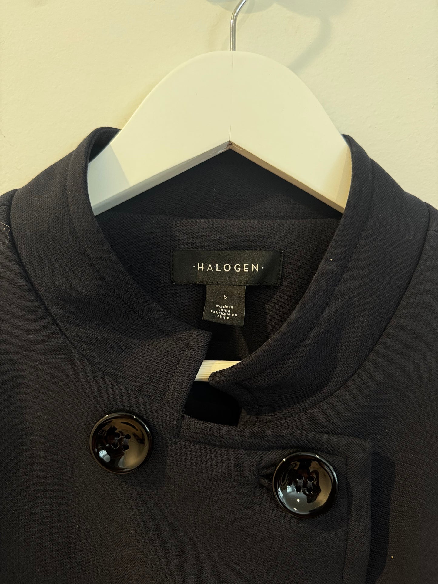 Halogen Dark Navy Jacket, Size Small
