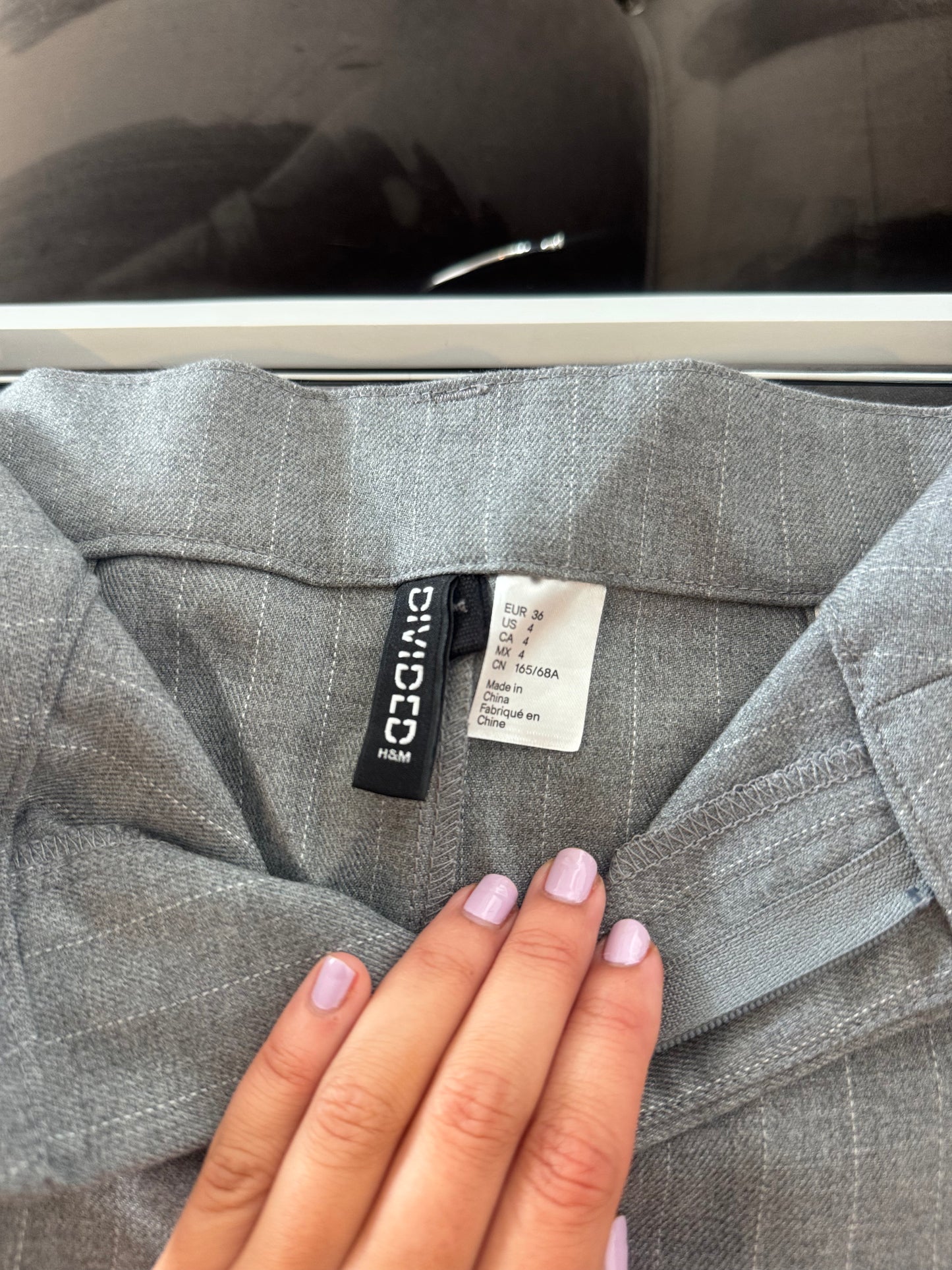 H&M Skirt/Pant BUNDLE (3) Grey & Nude, All Size Small