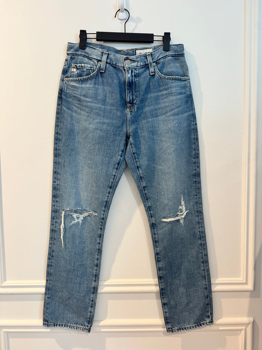 AG Ex-Boyfriend Slouchy Slim Jeans, Size 27