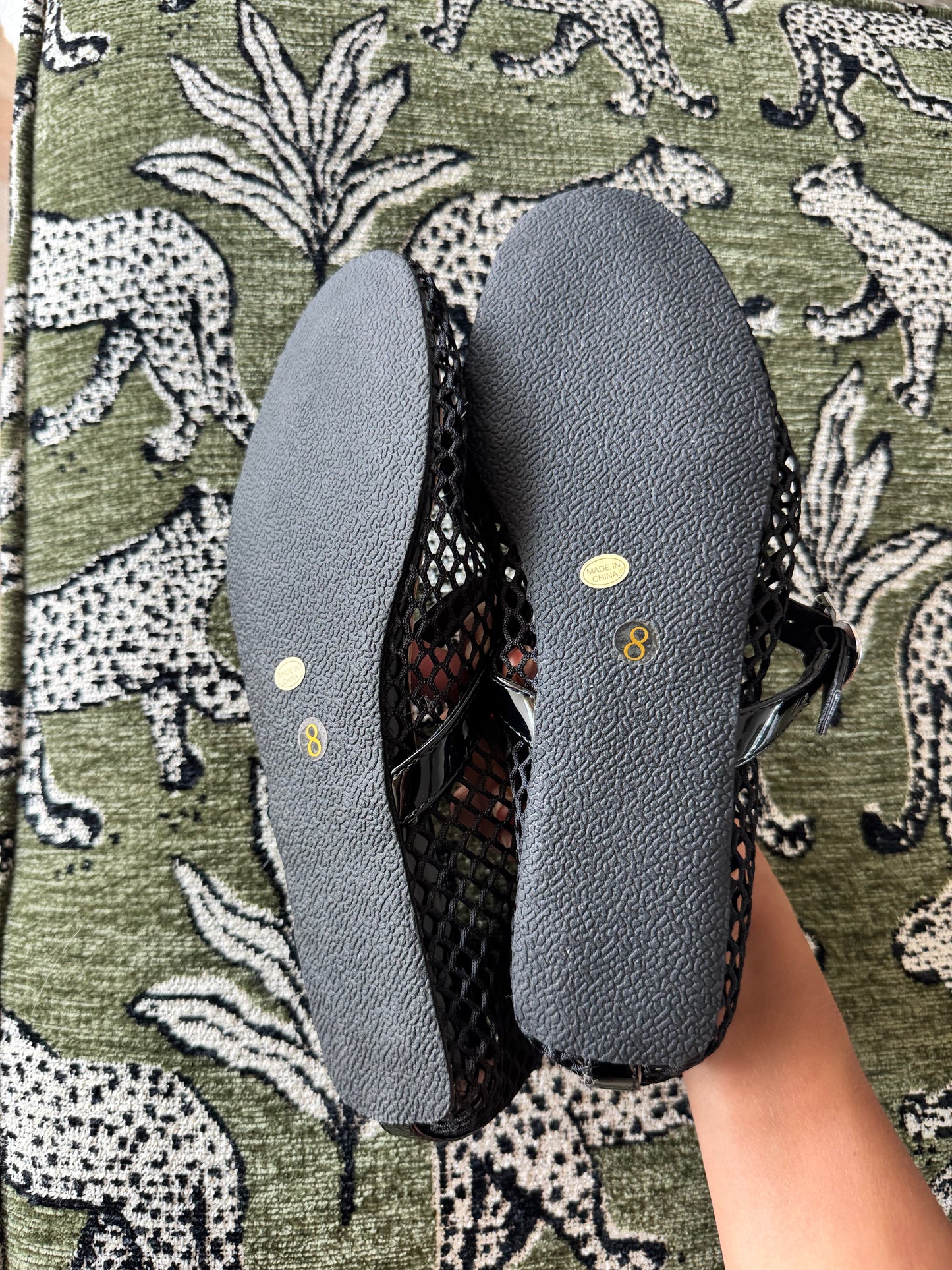 Free Assembly/Amazon Black Shoe Bundle, Both Size 8