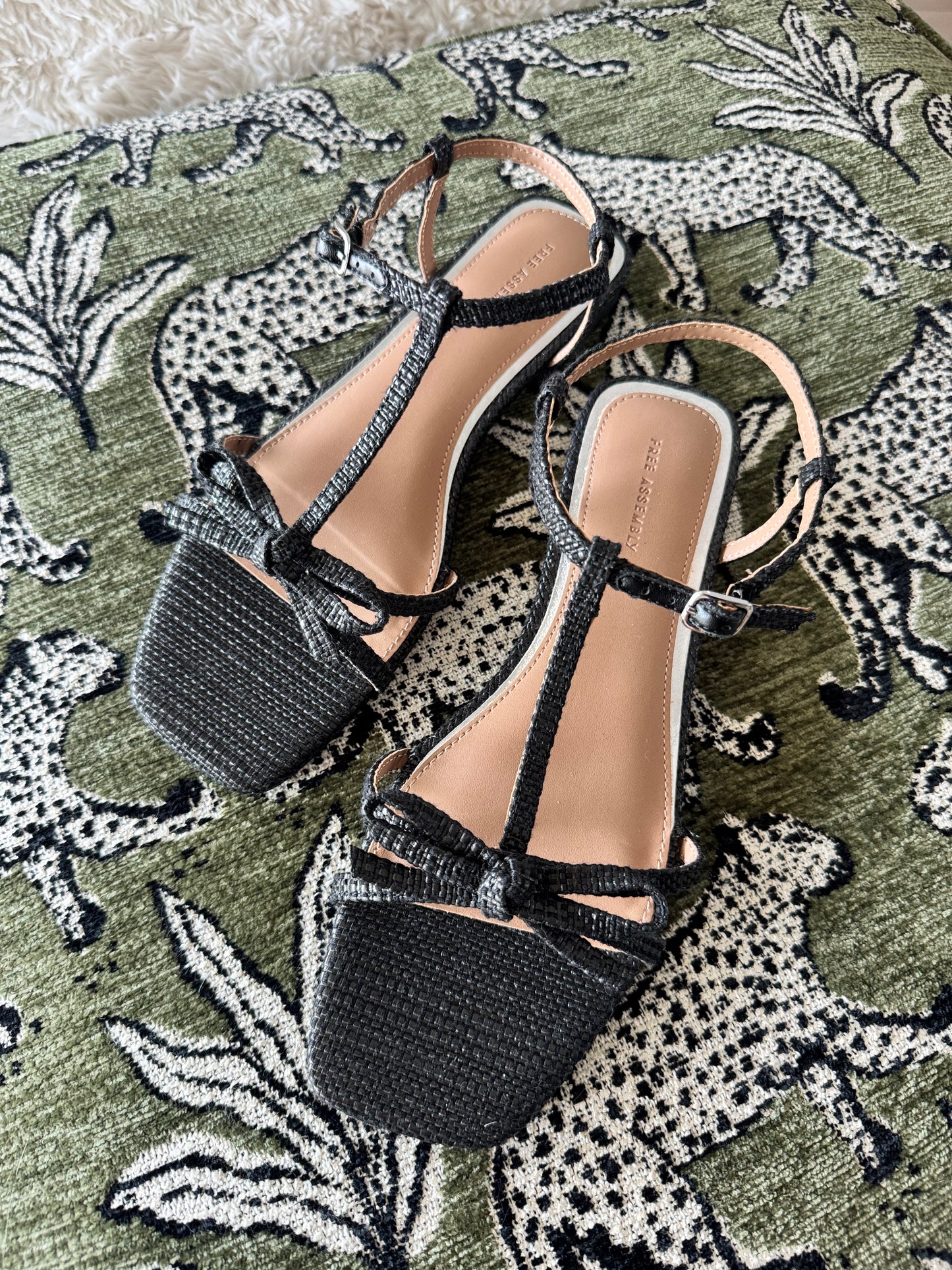 Free Assembly/Amazon Black Shoe Bundle, Both Size 8