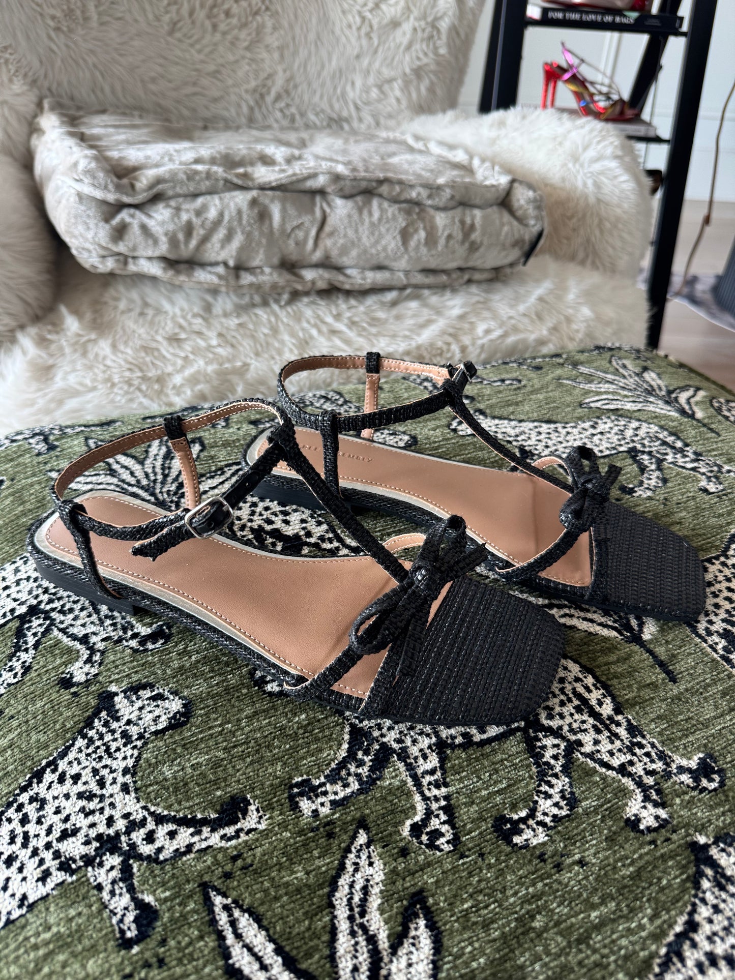 Free Assembly/Amazon Black Shoe Bundle, Both Size 8