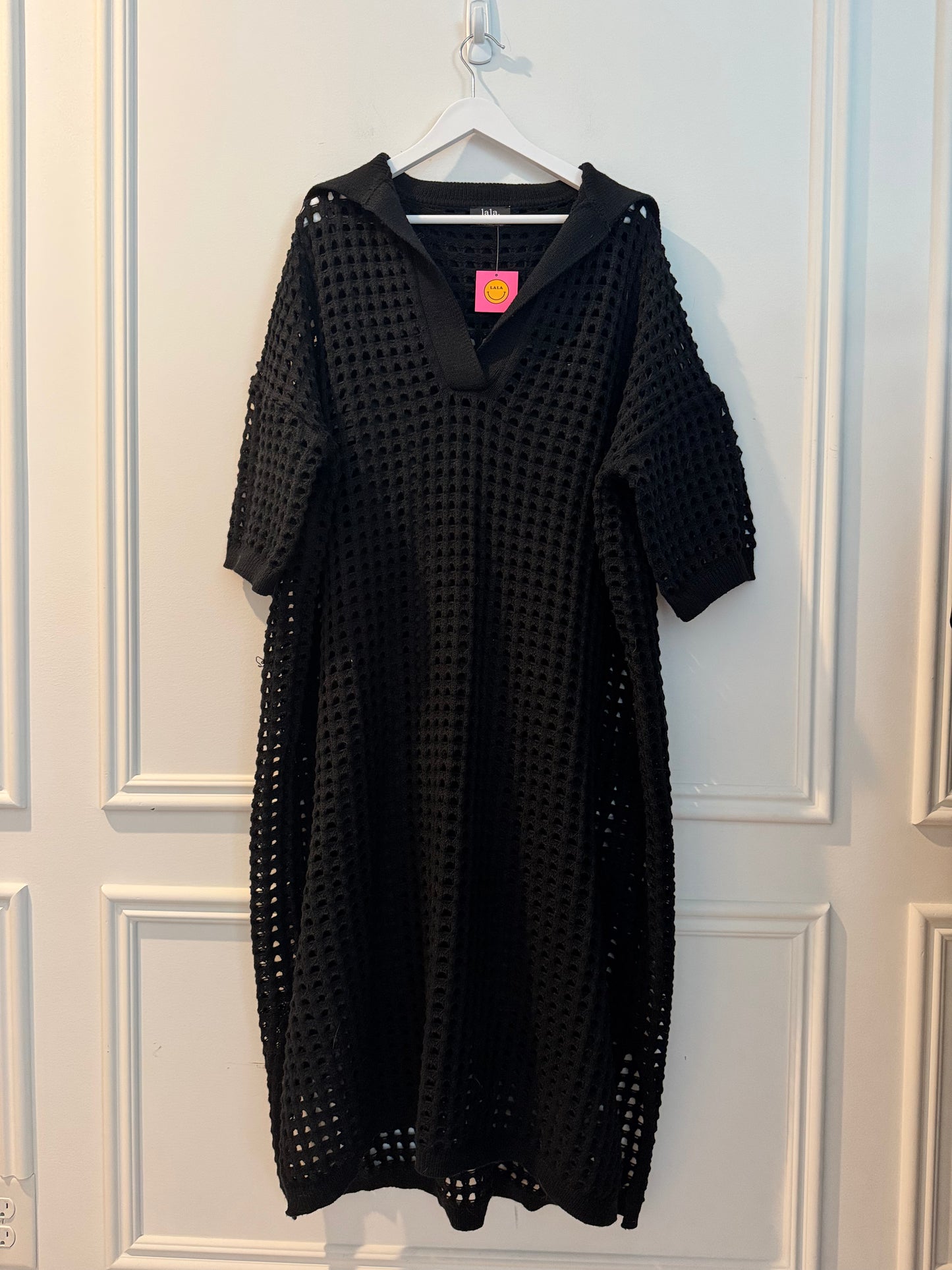 “Dressed in Lala” Be Bold Oversized Knit Dress, Size S/M