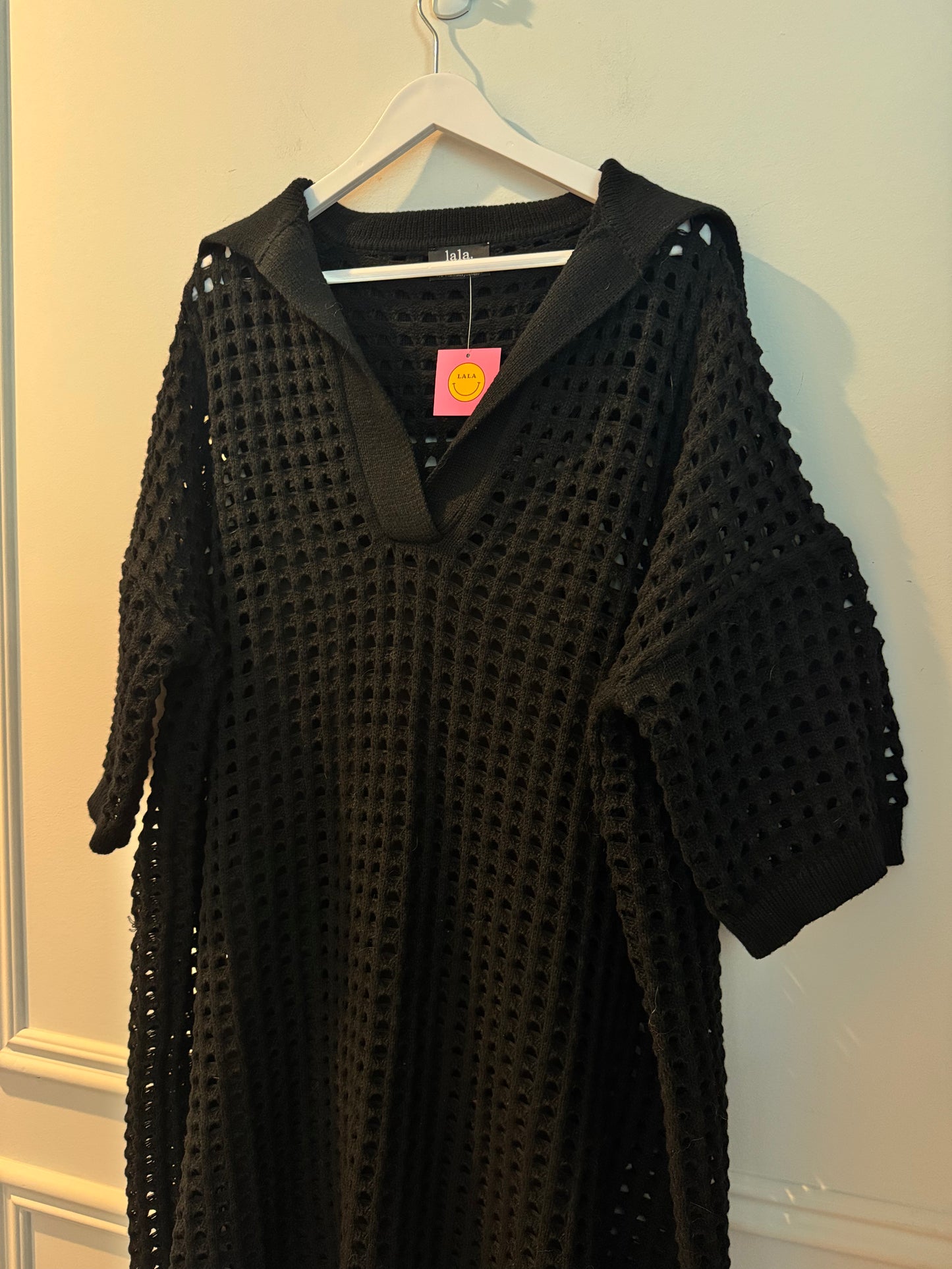 “Dressed in Lala” Be Bold Oversized Knit Dress, Size S/M
