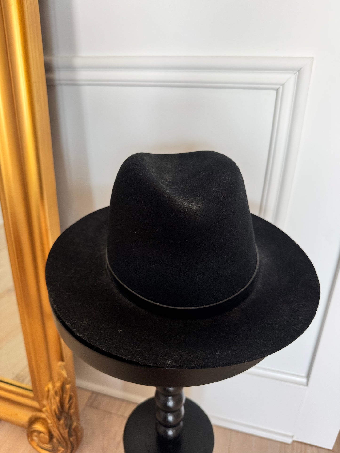 Rag & Bone Floppy Brim Wool Fedora, Size Medium