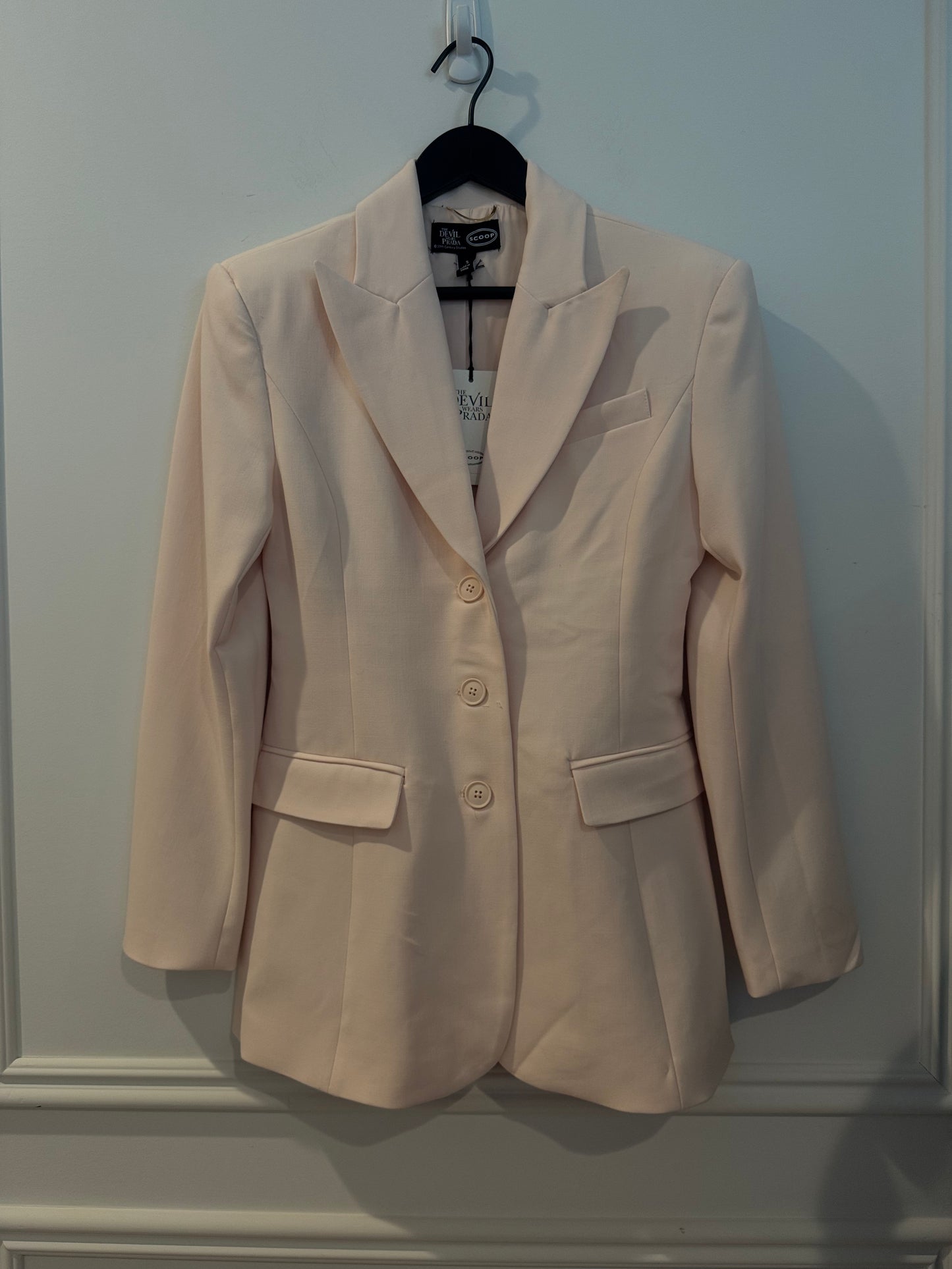 Scoop x The Devil Wears Prada Pink Pant Suit, Blazer size Small Pants size 4